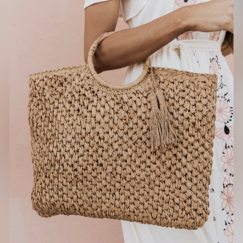 Straw Handbag - Picture 2 of 10